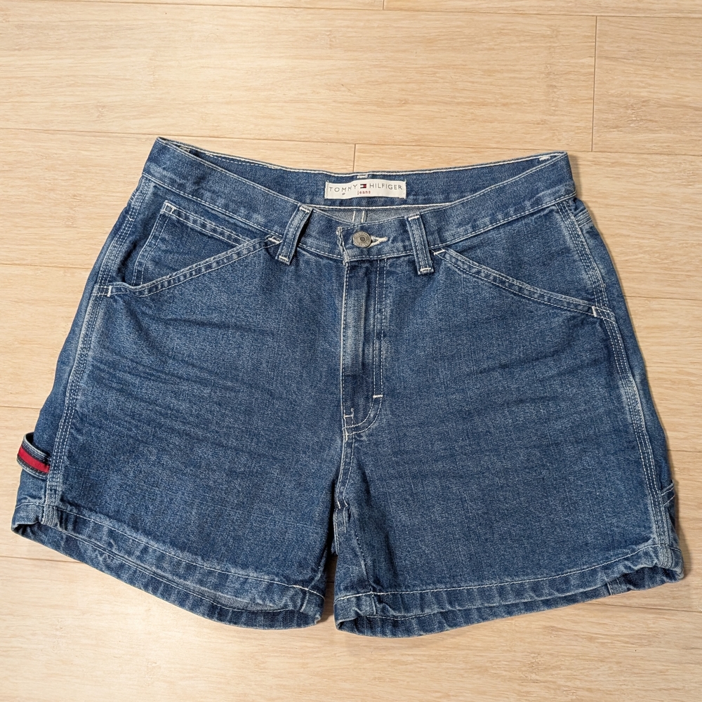 Tommy Hilfiger Denim Shorts High Waisted - Picture 2 of 6
